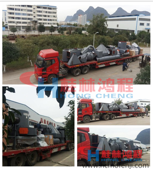 碳酸鈣雷蒙磨發(fā)貨現場