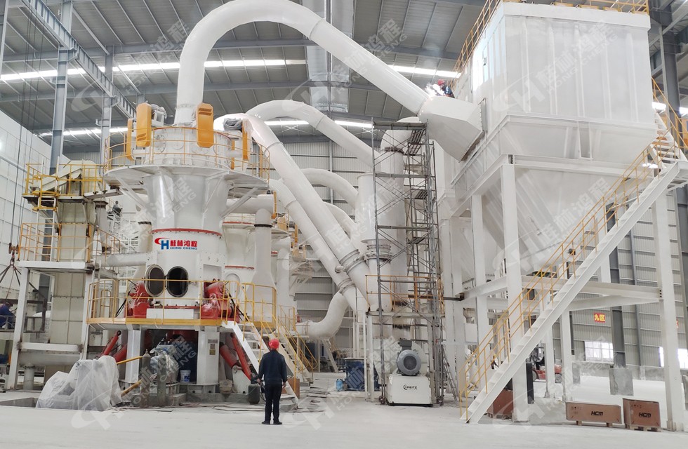 桂林鴻程石灰石粉磨車間工藝設計制粉設備-HLMX立式磨粉機 HLMX1300桂林鴻程石灰石粉磨車間工藝設計制粉設備-HLMX立式磨粉機